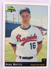 1991 Niagara Falls Rapids-Classic BEST Baseball Card-Doug Martin