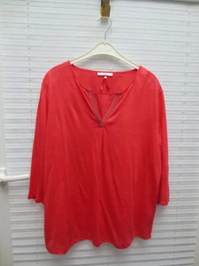 BRAX ★ Shirt ★ Bluse ★ Blusenshirt ★ Baumwolle ★ koralle ★ 44 NEU - Bild 1 von 7