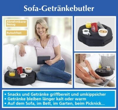 Sofa Getränke Butler ca. 41 x 42 x 10 cm (BxTxH) - Bild 1 von 4