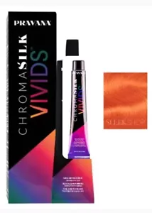 Pravana Vivids Semi-Permanent Color Direct Dye Orange Hair Color Chromasilk - Picture 1 of 16