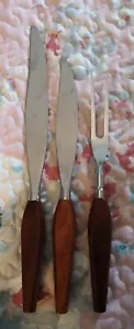 Town & Country Fleetwood Washington Forge 2 Messer Gabel Set Mid Century Modern - Bild 1 von 3