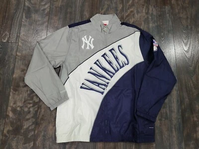 NWT Mens Mitchell & Ness New York Yankees Arched Windbreaker Jacket Size XL - Image 1 of 4