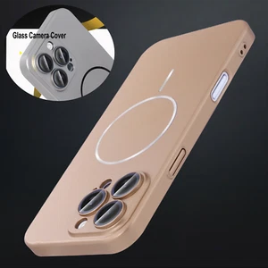 Funda Mag Safe Antigolpes para iPhone 16 15 14 Pro Max 13 12 Cubierta de Lente de Cámara - Imagen 1 de 18