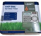 Orbit Easy Dial 6 Station Sprinkler Timer #57596 With Easy-Set Logic 