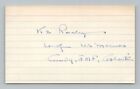 WW2 USMC General KELLER E ROCKEY Signed Autograph DSC / 5th Marine Div IWO JIMA