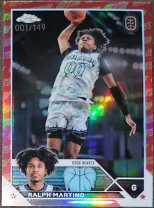 2024 Topps Chrome Overtime Elite RALPH MARTINO - OTE Red Parallel 001/149 LOW! - Foto 1 di 1