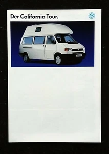 VW Bus T4 California Tour Prospekt 1992 - Bild 1 von 3