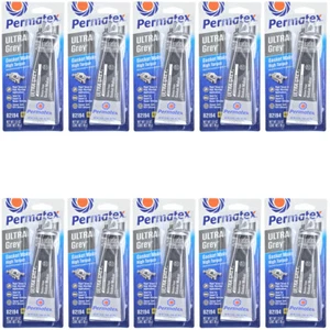 Permatex 82194-Ultra Grey Rigid High-Torque RTV Silicone Gasket Maker Qty 10 - Picture 1 of 1