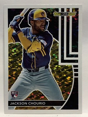 2024 Topps Update Black Gold JACKSON CHOURIO RC #BG-25 MILWAUKEE BREWERS - Image 1 of 2