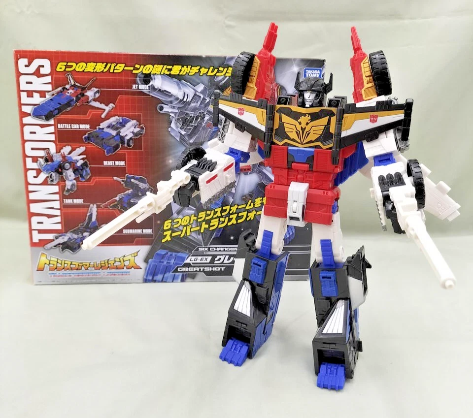 Takara Transformer Legend LGEX GREATSHOT Titan Return Headmaster Figure LG-EX - Image 1 of 4