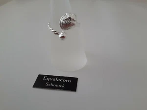 Jugendstil Muschel Seestern Ring Onesize 925er Silber Schmuck NEU - Bild 1 von 1