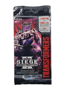Transformers Trading Card Game TCG War for Cybertron: Siege II Booster 1 confezione - Foto 1 di 2