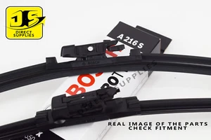 AUDI Q7 (4LB) NEW BOSCH A216S Aerotwin Front Wiper Blades Set - Picture 1 of 2