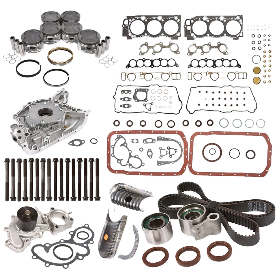 Juego de kit de reconstrucción de revisión de motor 5VZFE para Toyota 4Runner Tacoma 1995-04 3,4 L V6 Foto 1 de 1