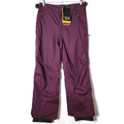 Pantalones de esquí Mountain Hardware para mujer Returnia Dry Q aislados granate borgoña L Foto 1 de 4