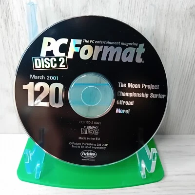 PC FORMAT DEMO 120 MARCH 2001 CD 2 PC CD ROM - RARE RETRO SOFTWARE - Image 1 of 2