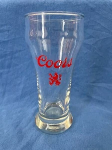Vintage COORS BEER Glass 6" Golden Colorado Pilsner Barware Red Lion Logo Brewer - Picture 1 of 7