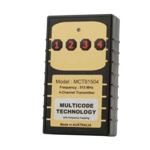 Elsema Multicode 915MHZ 4 Button Genuine Remote MCT91504 - Foto 1 di 1