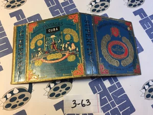 Original Vintage Partagas Cuba Embossed Matchbook Case [363] - Picture 1 of 4