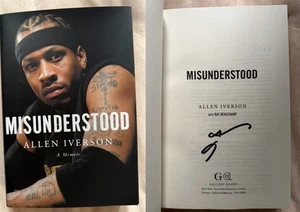ALLEN IVERSON SIGNED BOOK MISUNDERSTOOD AUTOGRAPH BASKETBALL PHILADELPHIA 76ers - Picture 1 of 6