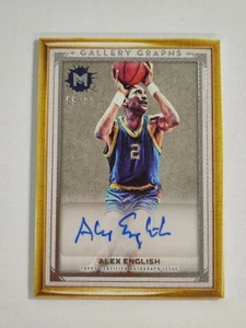 2023 24 TOPPS MOTIF BASKETBALL ALEX ENGLISH GALLERY GRAPHS AUTO 55/99 EO1 - Picture 1 of 2