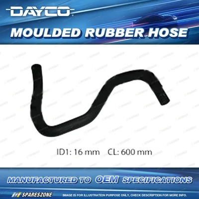 Dayco Moulded Rubber Hose for Isuzu D-MAX TF 3.0L 4JJ1-TCX 4JJ1-TC 2008-2012 - image 1 of 2