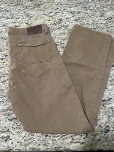 Pantalone uomo Orvis 5 tasche taglia 32x30 marrone tasche - Foto 1 di 7