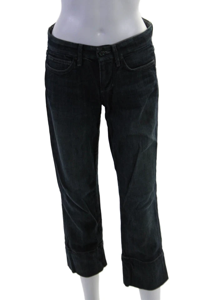 Joes Jeans Womens Cotton Button Zip Crop Leg Denim Jeans Blue Size EUR 27 - Image 1 of 4