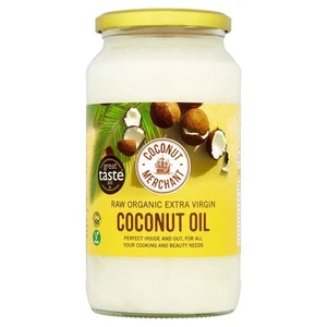 Coconut Merchant Raw Organic Extra Virgin Coconut Oil 1L - 4 Pack - Picture 1 of 1