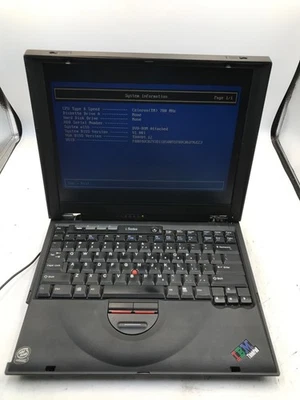 VINTAGE IBM ThinkPad I Series 1171 Intel Celeron 13.3" Laptop -BOOTS BIOS -MZ - Image 1 of 4
