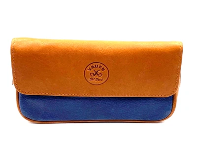 VAUEN Pfeifentasche Easy One Kompakt 643 Neuheit Winter 2025 dunkelblau Leder - Bild 1 von 4