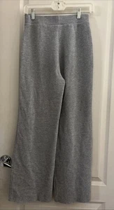 EUC Zara Women's Sports Bottoms Small Gray Wide-Leg Sweatpants - Picture 1 of 7