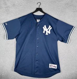 Vintage Derek Jeter New York Yankees Jersey #2 Majestic Men's XL Y2K MLB - Picture 1 of 7