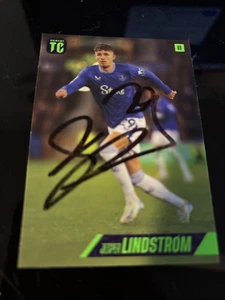 MATCH ATTAX 2025 JESPER LINDSTOM EVERTON FIRMADO - Imagen 1 de 1