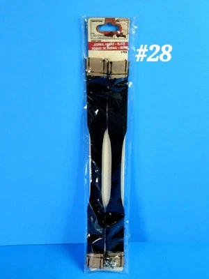 RETIRADO RARO 7 CIGANOS ALÇA DE DIÁRIO PRETA 2 PEÇAS. ENFEITES PARA SCRAPBOOK #28 - Imagem 1 de 3