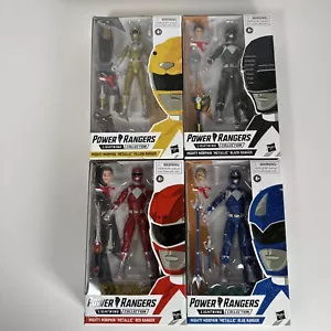 Power Ranger 6" Figur Metallic Lightning Collection Rot Blau Schwarz Gelb - Bild 1 von 13