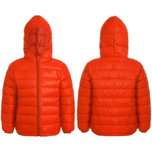 Kid Girl Cotton Long Sleeve Hooded Outerwear Winter Warm Casual Jackets Coat - Picture 1 of 74