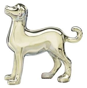 Baccarat 2811251 Zodiac Crystal Gold Dog 2018 Figurine MSRP$ 390 - Picture 1 of 5