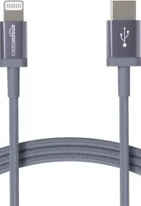 Amazon Basics Fast Charging USB-C to iPhone Charger Cable, 6 feet - Picture 1 of 5