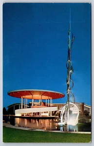 A333 Postkarte Vintage Champagnerkeller Eintritt Saratoga Kalifornien Paul Masson - Bild 1 von 2