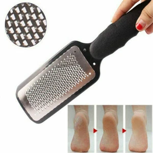 Stainless Steel Foot Rasp File Pedicure Callus Remover Hard Dead Skin Scrubber - Picture 1 of 12