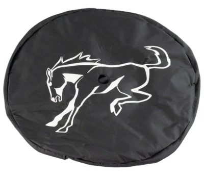 NEW OEM Ford Bronco Horse Pony Logo Rear Spare Tire Vinyl Cover 32" Tire - Image 1 of 4