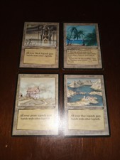 MTG Magic 4x English Legends! Seafarer's Quay, Adventurers' Guildhouse +++ NM