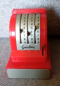 Geobra Registratore di cassa vintage giocattolo funzionante - Picture 1 of 6
