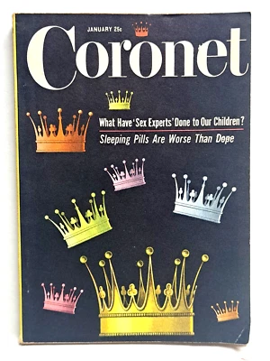 January 1955 Coronet magazine Foto 1 de 4