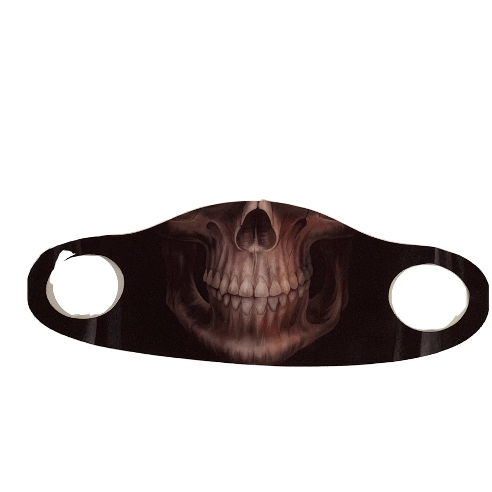 Skull Skeleton Mask Cover Reuseable Size Medium Large (one Size) - Image 1 of 1