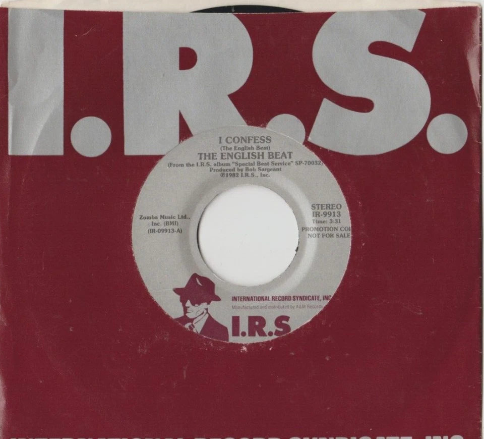 The English Beat -  I Confess 45 RECORD MONO/STEREO PROMO 1982 NEW WAVE - Image 1 of 1