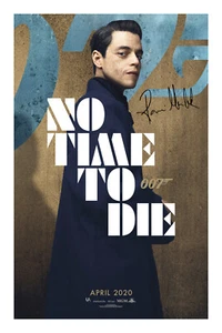 Rami Malek James Bond No Time To Die Signed A4 Autograph Photo Print - Picture 1 of 1