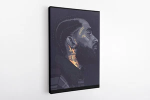 Nipsey Hussle Portrait- Fan Art Canvas Prints - Picture 1 of 1