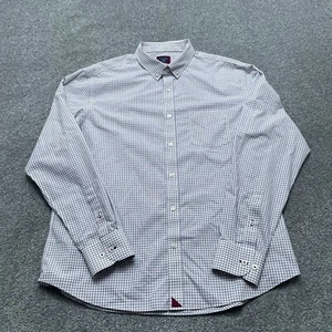 UNTUCKit Hemd Erwachsene XL Extra Large weiß kariert faltenfrei Langarm Herren - Bild 1 von 7